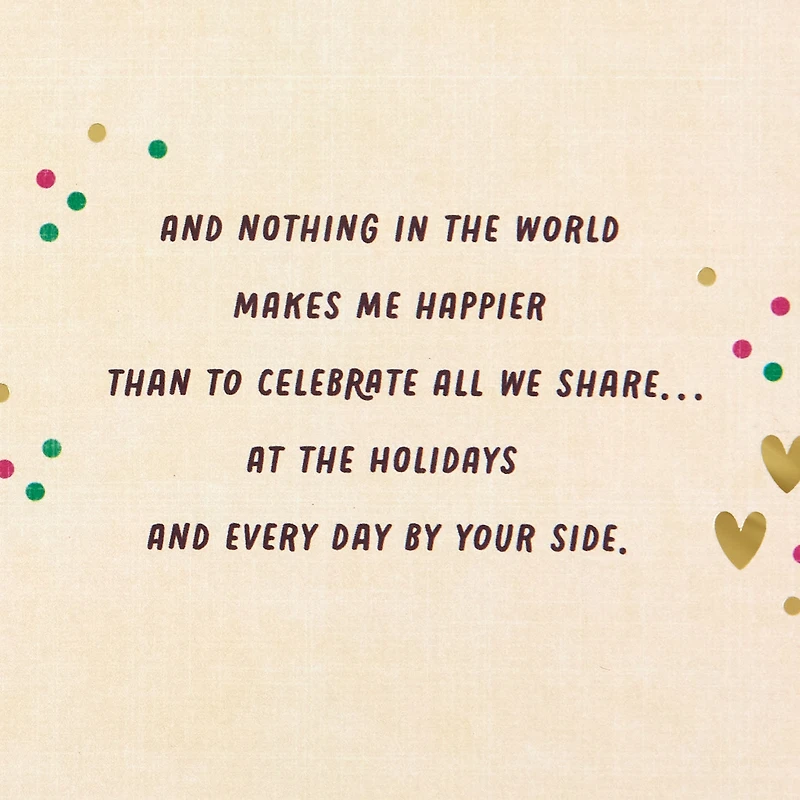 Celebrating All We Share Romantic Christmas Card for only USD 4.59 | Hallmark