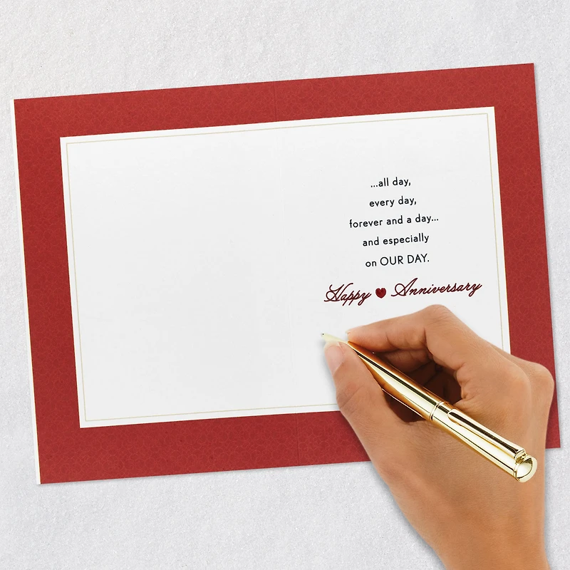 Love You All Day, Especially on Our Day Romantic Anniversary Card for Spouse for only USD 5.99 | Hallmark