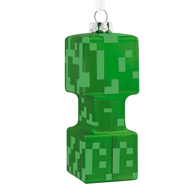 Minecraft Creeper Blown Glass Hallmark Ornament for only USD 11.49 | Hallmark