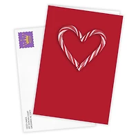 Candy Cane Heart Custom Holiday Card for only USD 4.99 | Hallmark