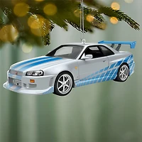 The Car's the Star 2 Fast 2 Furious 1999 Nissan Skyline GT-R Metal Ornament for only USD 29.99 | Hallmark