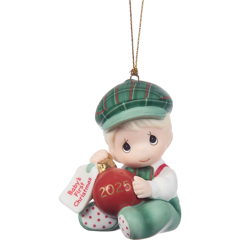 Precious Moments Baby Boy First Christmas 2025 Ornament, 2.5" for only USD 39.99 | Hallmark