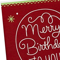 Very Merry Christmas Birthday Card for only USD 4.99 | Hallmark