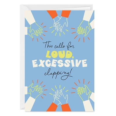 Happy Clapping Custom Congratulations Card for only USD 4.99 | Hallmark