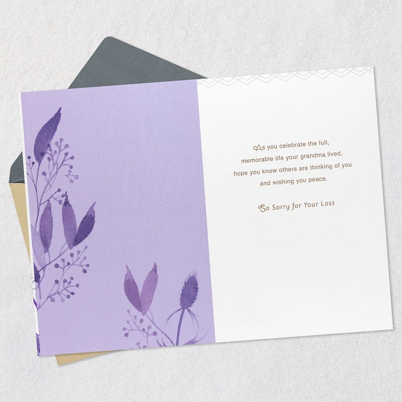 Wishing You Peace Sympathy Card for Loss of Grandmother for only USD 4.59 | Hallmark