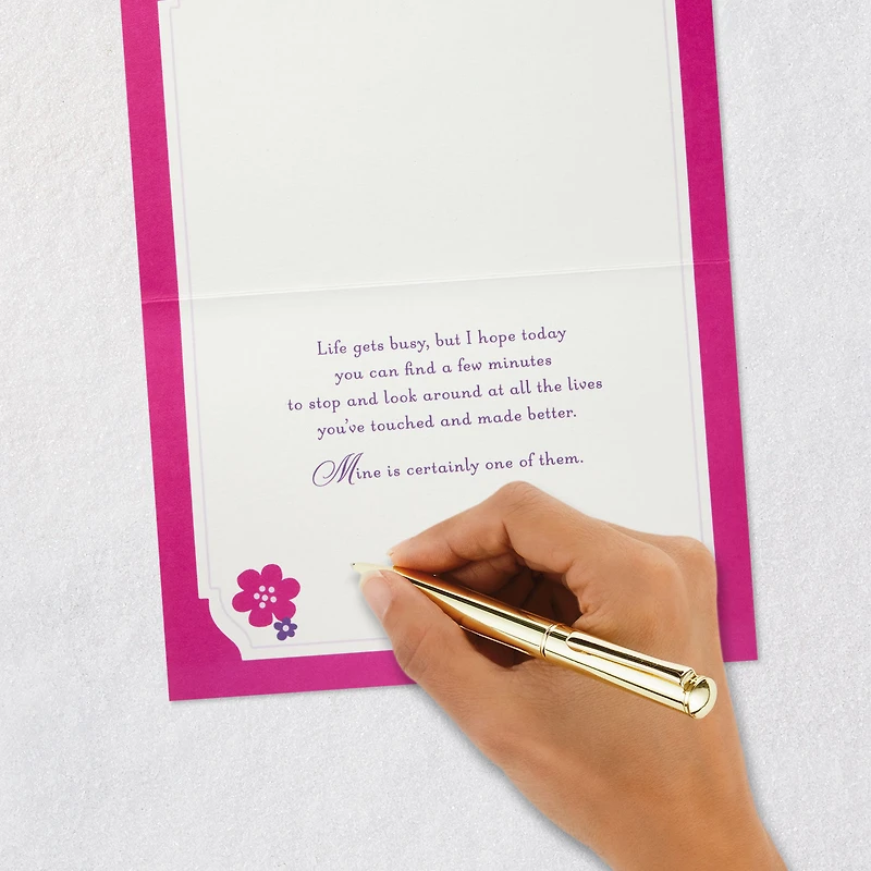 All the Lives You've Touched Mother's Day Card for only USD 7.99 | Hallmark