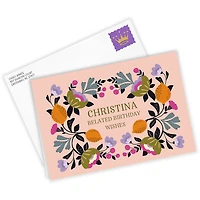 Florals on Pink Custom Card for only USD 4.99 | Hallmark