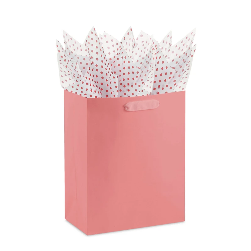 Red Polka Dots on White Tissue Paper, 6 sheets for only USD 1.99 | Hallmark