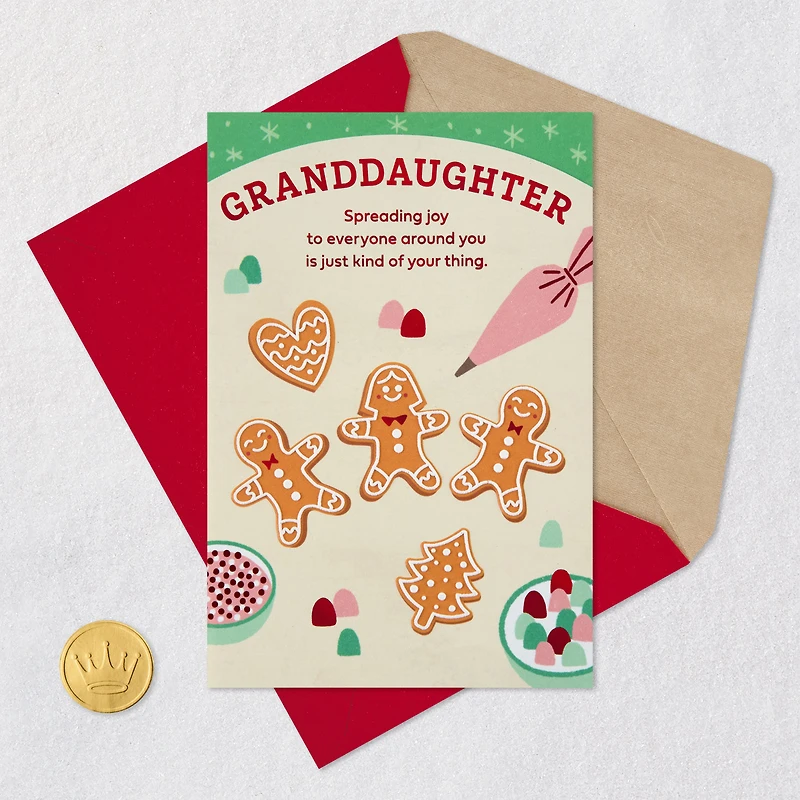 You Spread Joy to Everyone Christmas Card for Granddaughter for only USD 4.99 | Hallmark