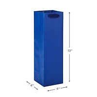 13" Navy Blue Wine Gift Bag for only USD 3.49 | Hallmark