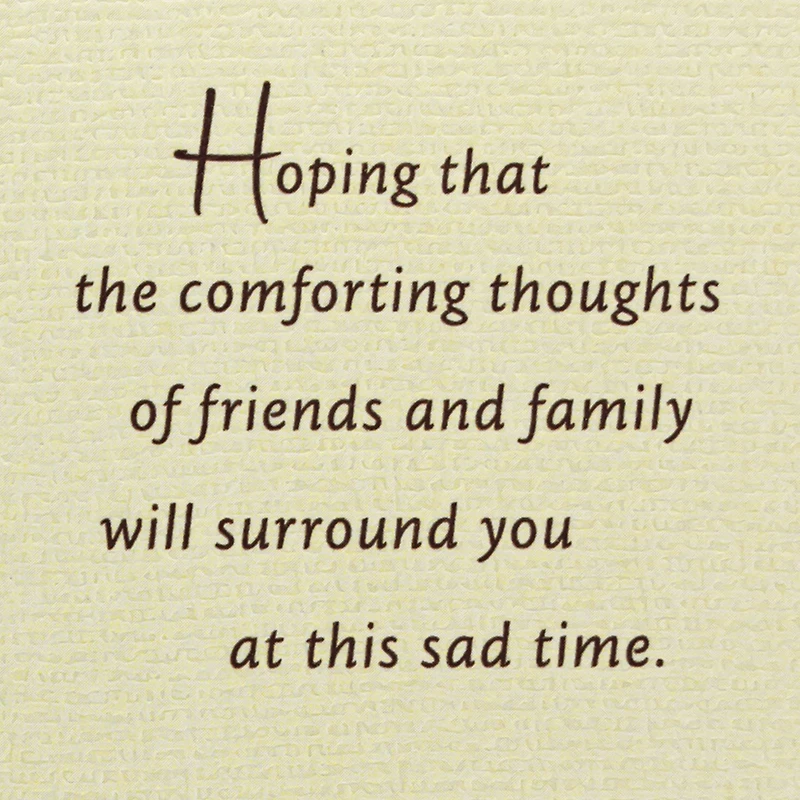 Comforting Thoughts Are With You Sympathy Card for only USD 5.59 | Hallmark