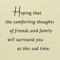 Comforting Thoughts Are With You Sympathy Card for only USD 5.59 | Hallmark