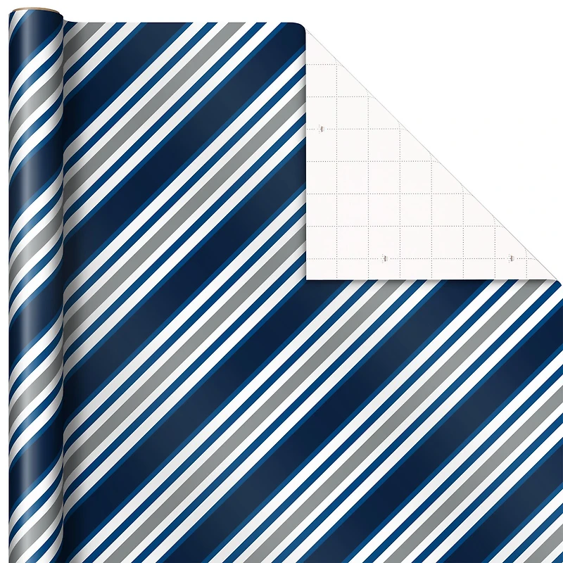 Blue and Silver Gift Wrap Kit With Holiday Wrapping Paper, Bows, Ribbons and Tags for only USD 29.99 | Hallmark