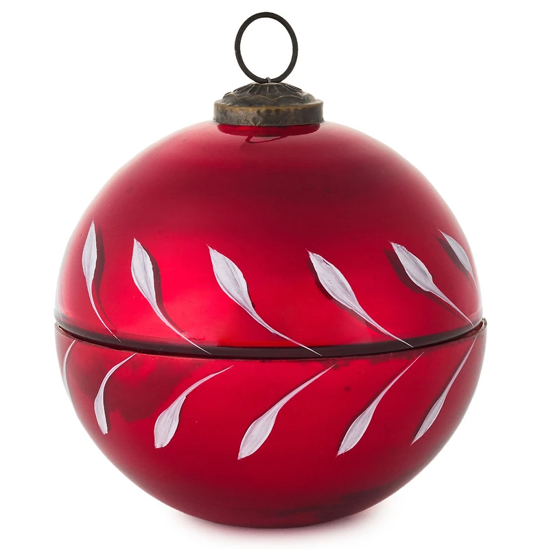 Red Glass Ball Ornament Pine-Scented Candle, 4" for only USD 22.99 | Hallmark