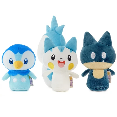 itty bittys® Pokémon Piplup, Munchlax, and Pachirisu Plush, Set of 3 for only USD 26.99 | Hallmark