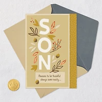 You Make It Easy to Be Thankful Religious Thanksgiving Card for Son for only USD 2.99 | Hallmark