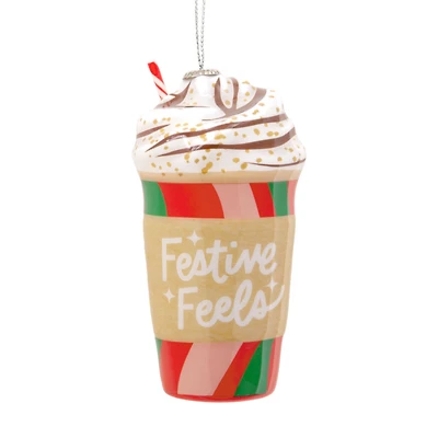 Festive Feels Coffee Cup Shatterproof Hallmark Ornament for only USD 9.49 | Hallmark