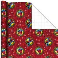 Marvel Spider-Man in Wreath on Red Jumbo Christmas Wrapping Paper Roll, 70 sq. ft. for only USD 9.99 | Hallmark