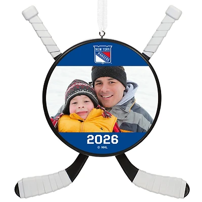 NHL New York Rangers® Hockey Personalized Ornament, Custom Photo and Text for only USD 30.99 | Hallmark