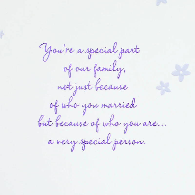 You're a Special Part of Our Family Birthday Card for Daughter-in-Law for only USD 4.59 | Hallmark