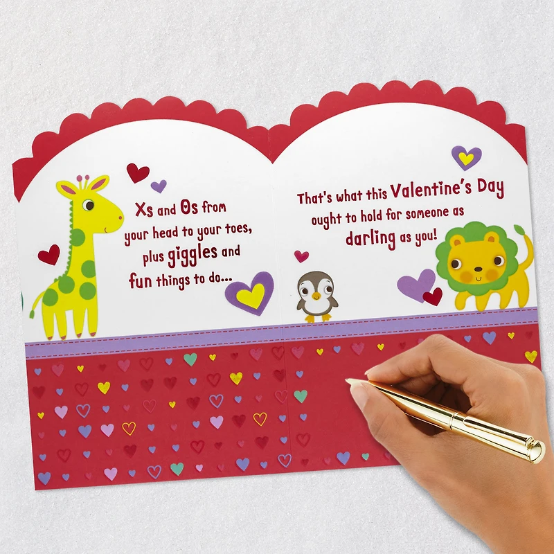 Xs and Os From Your Head to Your Toes Baby's First Valentine's Day Card for only USD 4.59 | Hallmark