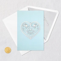 A Love That Only Gets Stronger With Time Wedding Card With Metal Ornament for only USD 9.59 | Hallmark