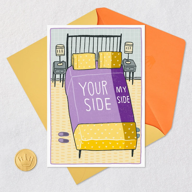 Your Side, My Side Funny Anniversary Card for only USD 4.49 | Hallmark