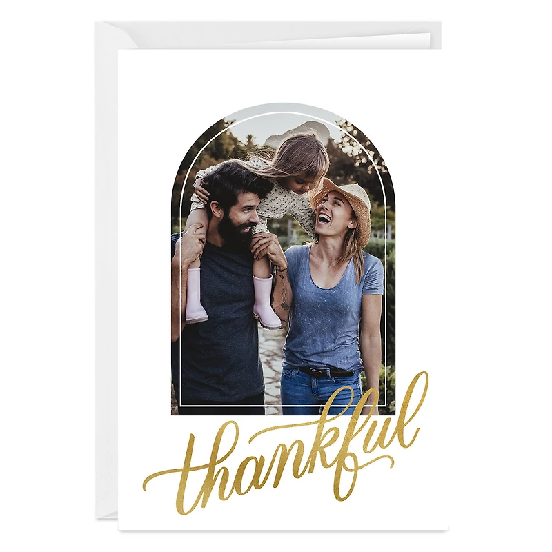 Elegant Thankful Custom Card for only USD 4.99 | Hallmark