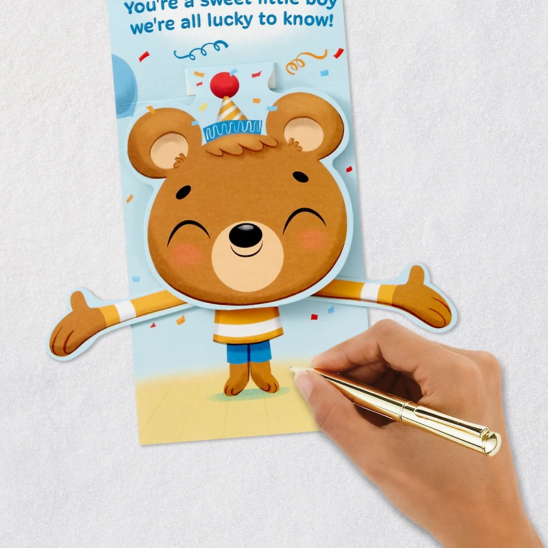 Loved From Head to Toe Pop-Up First Birthday Card for Boy for only USD 5.99 | Hallmark