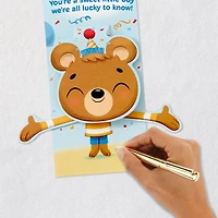 Loved From Head to Toe Pop-Up First Birthday Card for Boy for only USD 5.99 | Hallmark