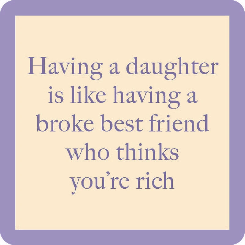 Drinks on Me Broke Best Friend Funny Coaster for only USD 4.99 | Hallmark