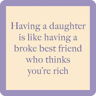 Drinks on Me Broke Best Friend Funny Coaster for only USD 4.99 | Hallmark