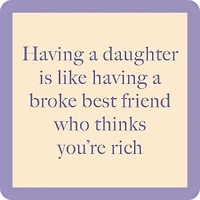 Drinks on Me Broke Best Friend Funny Coaster for only USD 4.99 | Hallmark