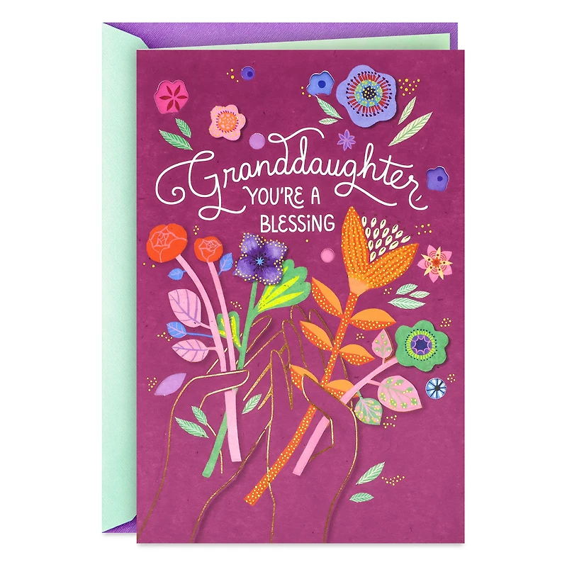 You're a Blessing Religious Birthday Card for Granddaughter for only USD 5.99 | Hallmark