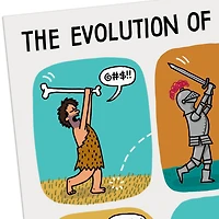 The Evolution of Golf Funny Father's Day Card for only USD 3.99 | Hallmark