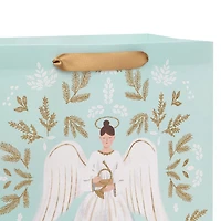 13" Angel Illustration on Blue Large Christmas Gift Bag for only USD 4.49 | Hallmark