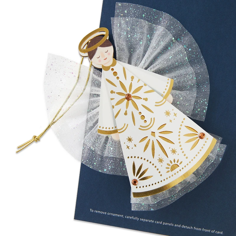 Joy to the World Christmas Card With Angel Ornament for only USD 9.59 | Hallmark