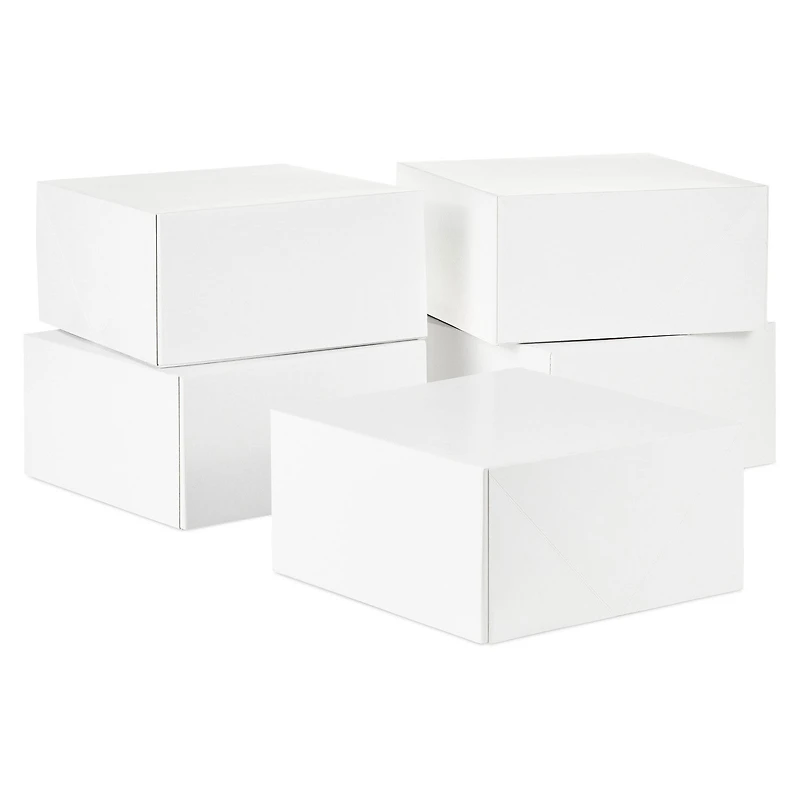 White 5-Pack Square Gift Boxes, 8” for only USD 7.99 | Hallmark