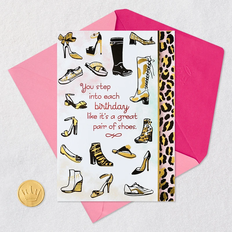 Putting Your Best Foot Forward Birthday Card for only USD 4.99 | Hallmark