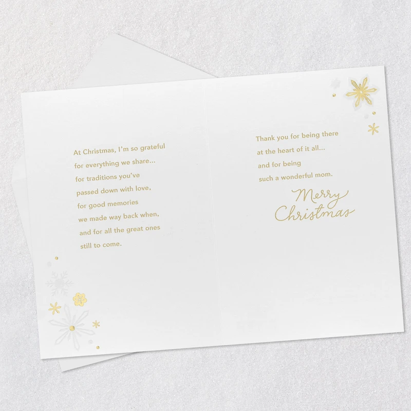 You're at the Heart of It All Christmas Card for Mom for only USD 6.99 | Hallmark