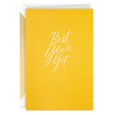 Best Year Yet Gold Birthday Card for only USD 5.99 | Hallmark