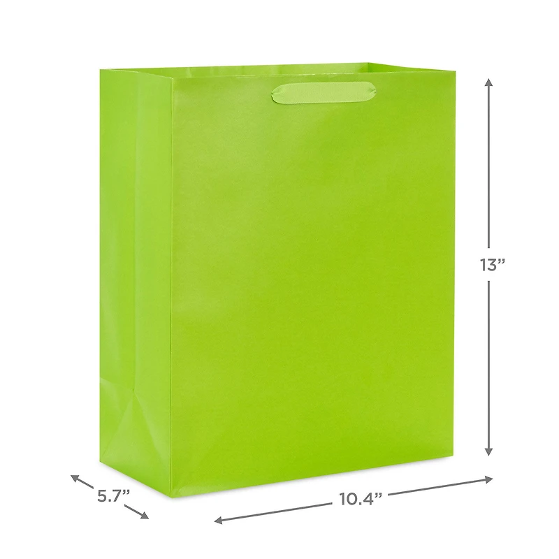 13" Solid Lime Green Large Gift Bag for only USD 4.49 | Hallmark