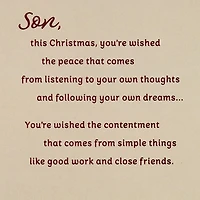 Wishes Filled With Love Christmas Card for Son for only USD 5.99 | Hallmark
