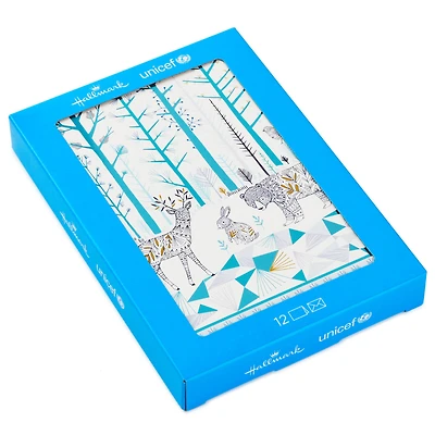UNICEF Woodland Animals Boxed Christmas Cards, Pack of 12 for only USD 12.50 | Hallmark