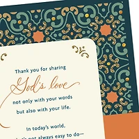 You Share With Your Words and Your Life Religious Clergy Appreciation Card for only USD 3.99 | Hallmark