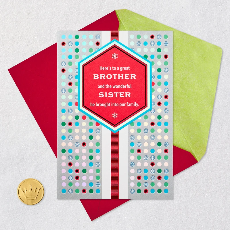 Joy, Love and Happiness Christmas Card for Brother and Sister-in-Law for only USD 4.59 | Hallmark