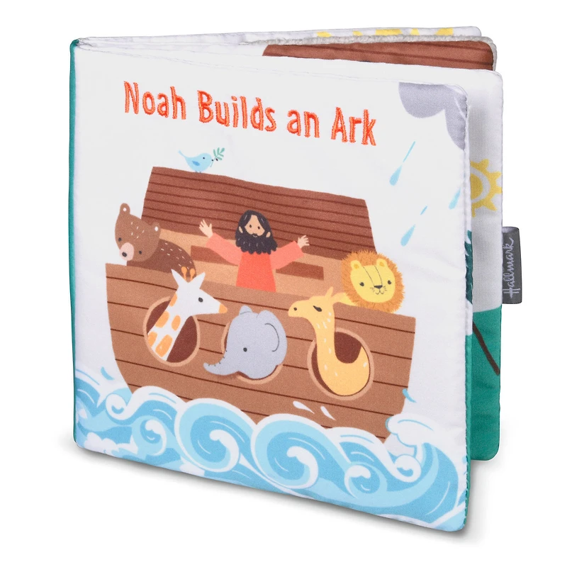Noah Builds an Ark Plush Cloth Baby Book for only USD 19.99 | Hallmark