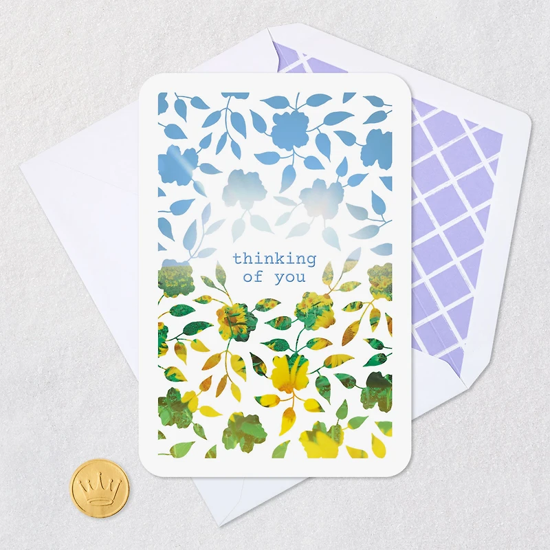 Caring Thoughts Shining Through Thinking of You Card for only USD 2.99 | Hallmark