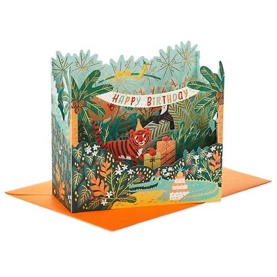 Go Wild Jungle Animals 3D Pop-Up Birthday Card for Kids for only USD 6.99 | Hallmark