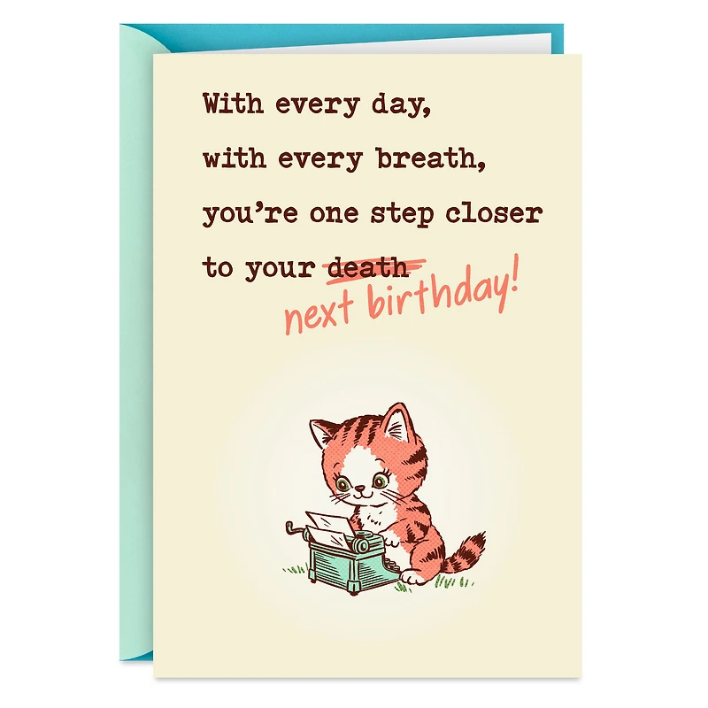 One Step Closer to Death Funny Birthday Card for only USD 3.99 | Hallmark